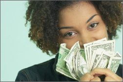 Woman Cash