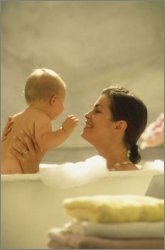 infant safety bathtub