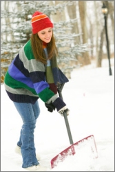 winter tips shovelling