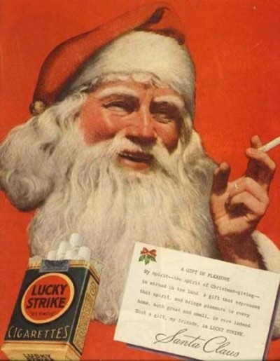 santa cigarettes advertisement