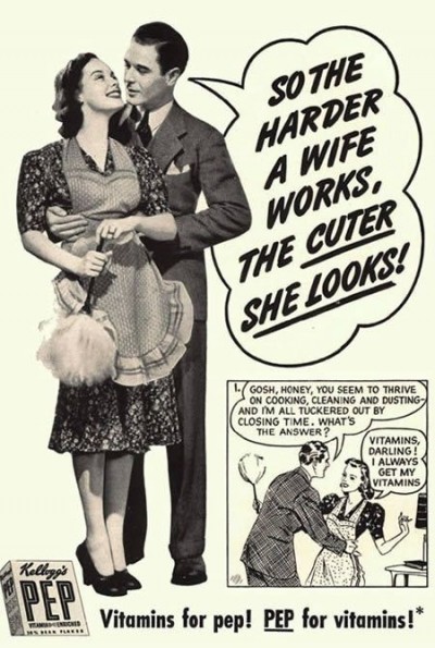 vitamin woman housewife advertisement
